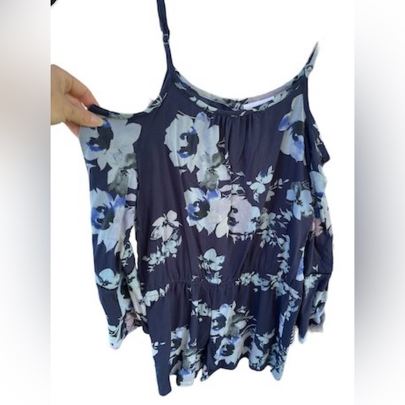 The Childrens Place | Floral Romper | Large 10/12 - Picture 1 of 8